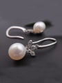 thumb Fashion Butterfly Freshwater Pearl drop earring 0