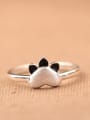 thumb Cat Claw Opening Silver Ring 0