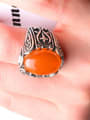 thumb Retro Oval Resin stone Alloy Ring 2