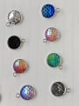 thumb Stainless Steel round with Mermaid scale Charms 1