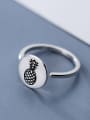 thumb 925 Sterling Silver With Simplistic Pineapple Free Size  Rings 0