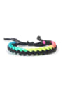 thumb Colorful Woven Polyamide Fashion Stretch Bracelet 0