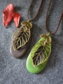 thumb Women Exquisite Hollow Leaf Shaped Necklace 1
