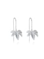 thumb Maple Leaves Fresh Women Silver Earrings 0