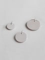 thumb 925 Sterling Silver With Simplistic Round Pendants 0