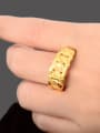 thumb Women Frosted 24K Gold Plated Copper Ring 2
