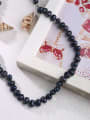 thumb Women Black Freshwater Pearl Handmade Necklace 2