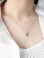 thumb Sterling Silver minimalist smile Necklace 3