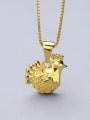 thumb Gold Plated Fowl Pendant 0