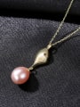 thumb 925 Sterling Silver With Gold Plated Simplistic Irregular Necklaces 2