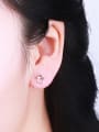 thumb Cartoon Style Square Shaped Earrings 1