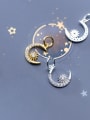 thumb 925 Sterling Silver With  Cubic Zirconia Personality Moon Charms 1