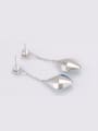 thumb Copper Alloy White Gold Plated Fashion Diamond Gemstone drop earring 2