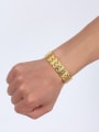 thumb Luxury Gold Plated Geometric Shaped Magnets Bracelet 1