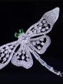 thumb Copper With Cubic Zirconia Cute Insect Dragonfly Brooches 1