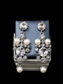 thumb Pearl Glass Rhinestones Two Pieces Jewelry Set 2