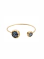 thumb Round Artificial Stones Alloy Bangle 2