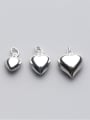 thumb 925 Sterling Silver With Silver Plated Cute Heart Charms 0