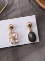 thumb Alloy With Champagne Gold Plated Fashion Geometric Drop Earrings 1