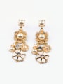 thumb Elegant Artificial Pearl Drop Chandelier earring 0