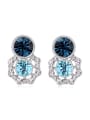 thumb Fashion Shiny austrian Crystals-covered Alloy Earrings 2