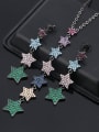 thumb Copper With Cubic Zirconia Trendy Star 2 Piece Jewelry Set 0