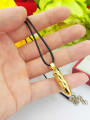 thumb Men Delicate Bullet Shaped Necklace 1