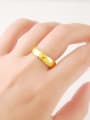 thumb Unisex 24K Gold Plated Geometric Shaped Copper Ring 1