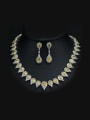 thumb Wedding Party Water Drop Two Pieces Jewelry Set 0