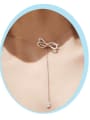 thumb Stainless Steel With Rose Gold Plated Fashion Bowknot Necklaces 1