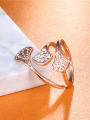 thumb Elegance Rose Gold Plated Rhinestone Ring 2