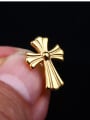 thumb Stainless Steel With Gold Plated Trendy Cross Clip On Earrings 2