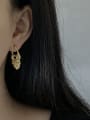 thumb 925 Sterling Silver With Gold Plated Punk Irregular Clip On Earrings 2