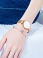 thumb Stainless Steel With Rose Gold Plated Simplistic Round Bangles 1