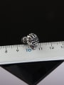thumb Stainless Steel With Antique Silver Plated Personality Skull Stud Earrings 1