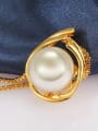 thumb Women 18K Gold Plated Water Drop Artificial Pearl Necklace 1