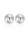 thumb Simple Style Small Round Stud Earrings 0