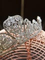 thumb Crown-shape Luxury Wedding Copper Hair Accessories 2
