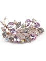 thumb Rose Gold Plate Crystals Brooch 4