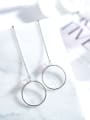 thumb S925 Silver Round-shaped Ear Wires 3