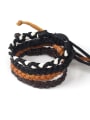 thumb Western Style Woven Wax Rope Fashion Bracelet 0