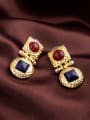 thumb Luxury Artificial Stones Stud drop earring 3