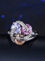 thumb Exquisite Colorful Zircons Ring 2