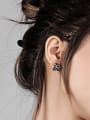 thumb Elegant Butterfly Cubic Rhinestones Stud Earrings 1