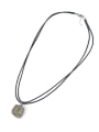 thumb Natural Stone Double Chain Fashion Necklace 2