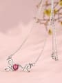 thumb Personalized Austria Crystal LOVE Necklace 2