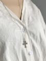 thumb Sterling Silver classic retro style Cross Necklace 2