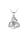 thumb Fashion Cubic Zirconias Copper Necklace 0