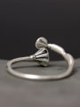 thumb Retro Style Silver Lotus Root Open Ring 2