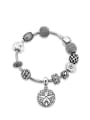 thumb Exquisite Star Shaped Rhinestone Beaded Bracelet 0